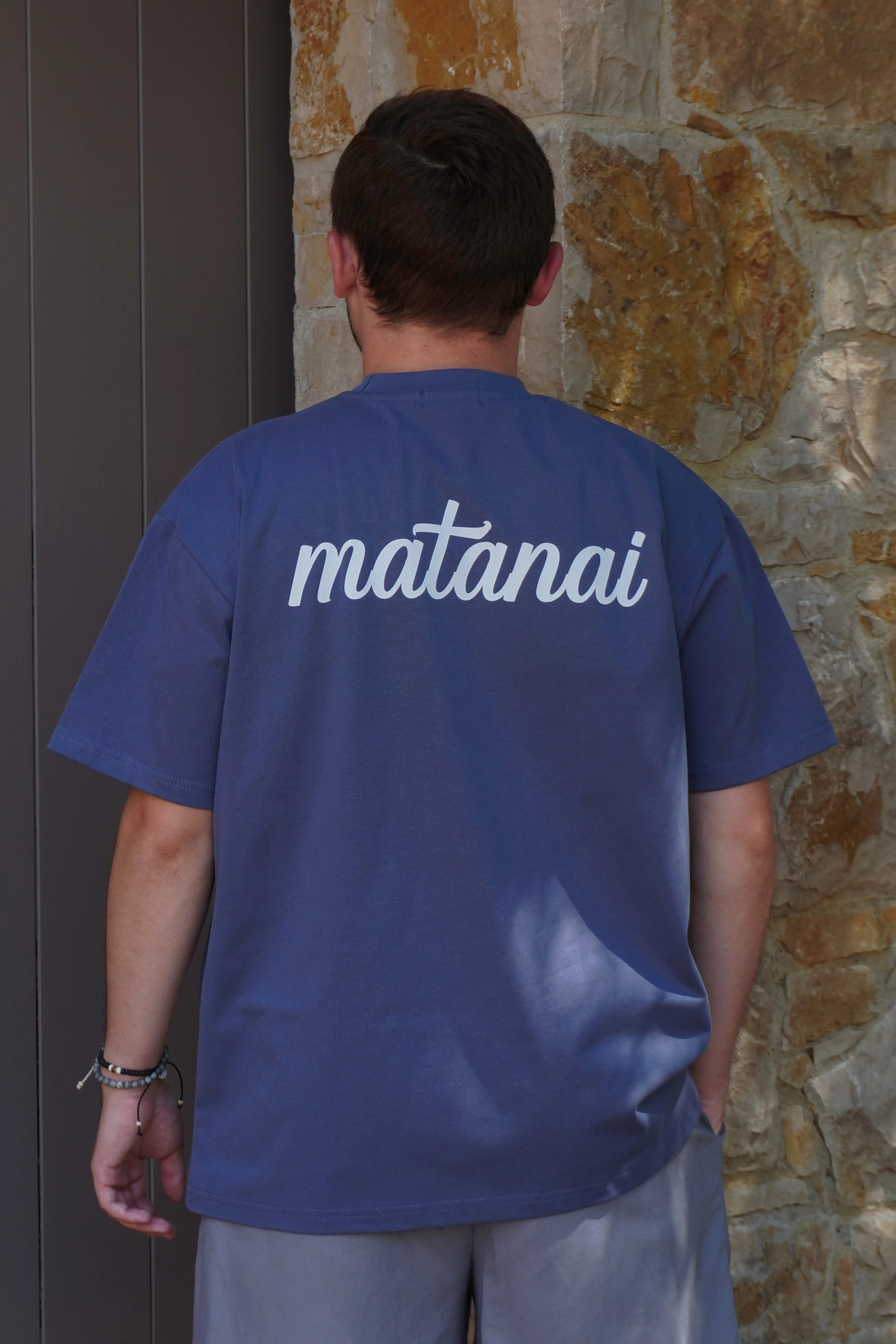 T-Shirt imprimé - Origin (Bleu) Matanai