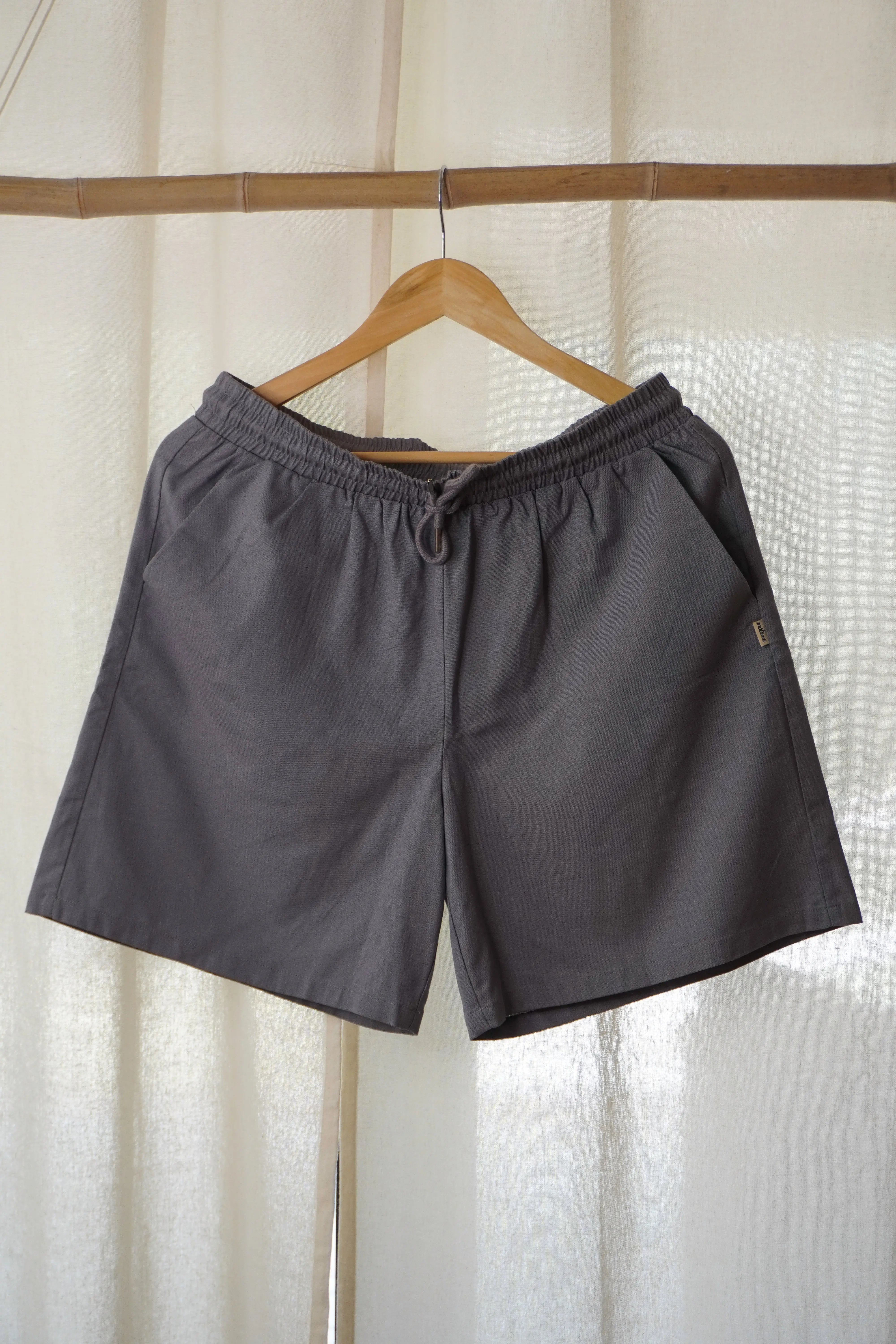 Short en lin & coton - Matanai (Gris) Matanai
