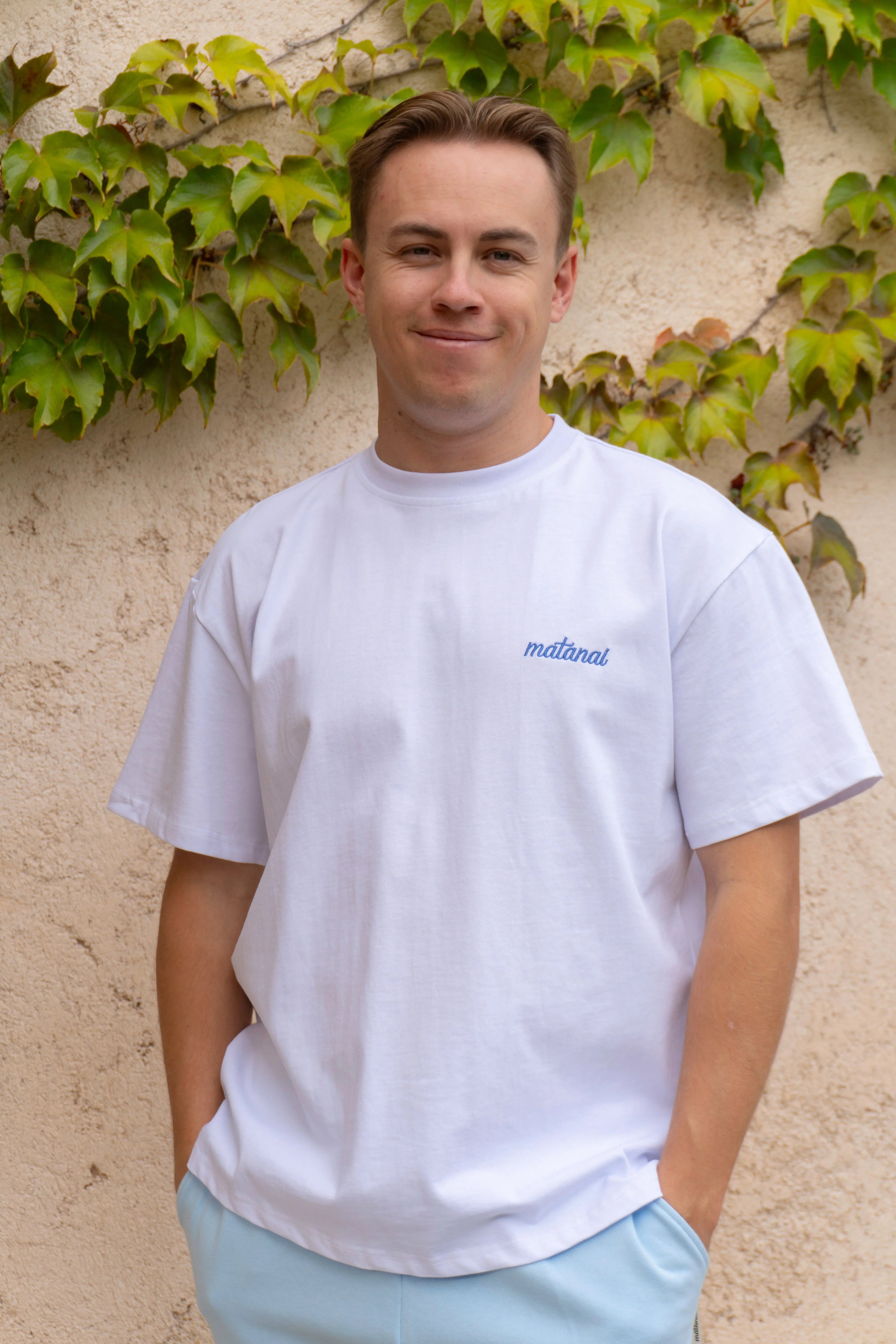 T-Shirt imprimé - Aura Mare (Blanc) Matanai